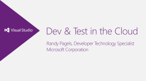 DevTest in the Cloud - v2