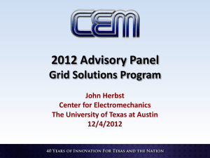 Herbst-Grid Solutions Program - The University of Texas at Austin