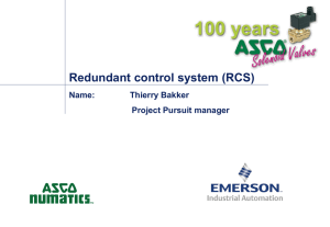 RCS Product - ASCO Numatics