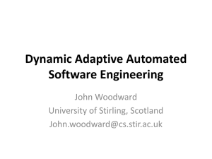 Dynamic Adaptive Automated Software Engineering
