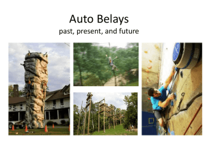 Auto belays - EdVenture Builders