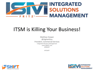 ITSM Is Killing Your Business!