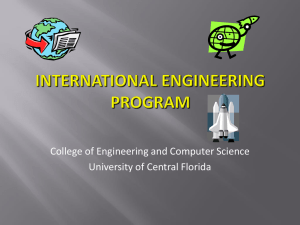 Experience Abroad - College of Engineering and Computer Science