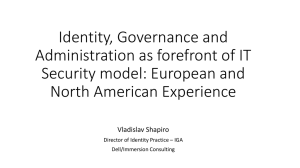 Dell One Identity Manager - True Identity Governance Administration