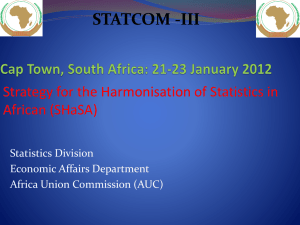 StatCom-Africa/Third/Presentation/Presentation SHaSA 2010_EN