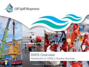 OSRL Subsea Well Intervention Services: overview presentation