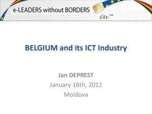 Belgian ICT industry - J. Deprest