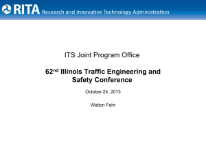 Walton Fehr - 63rd Illinois Traffic Engineering and Safety Conference