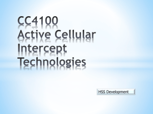 IMSI/IMEI Catching - Cellular Intercept