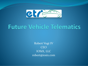 Future Vehicle Telematics