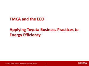 Powerpoint - Energy Efficiency Opportunities