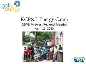 KCP&L Energy Camp - Gwen Weakley, Kansas City Power & Light