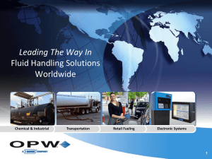 OPW Corporate Powerpoint Presentation