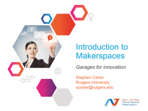 Makerspace - New Jersey Library Association / FrontPage