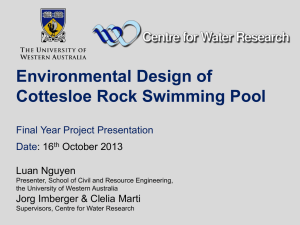 Presentation Slides - Centre for Water Research