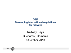 TCDD OTIF bilateral meeting - Railway PRO Investment Summit