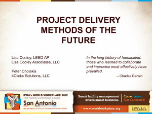 Project Delivery Methods FINAL FOR PRESENTATION