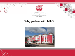 Why partner with NIIK
