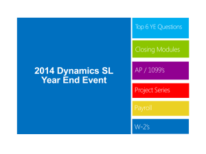 2014 Dynamics SL Year