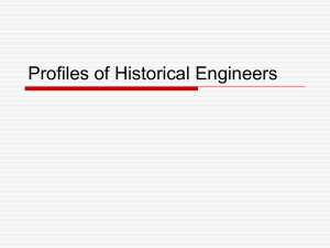 Powerpoint for Profiles in Engineering