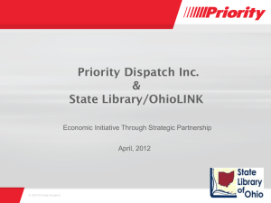 Priority Dispatch Inc. & State Library/OhioLINK