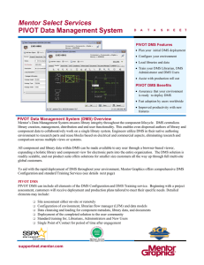 Sales Collateral- Datasheet - Mentor Graphics SupportNet
