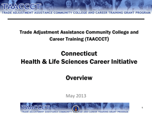 Panel Review Orientation: TAACCCT Program Grants