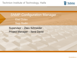 SNMP Configuration Manager