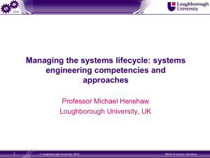 systems engineering competencies and approaches
