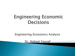 Technical Economics Analysis ETI 3671