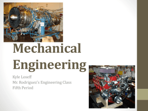 Mechanical Engineering - Kyle`s Engineering Future