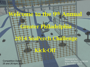 2014 Kick Off Presentation - Greater Philadelphia SeaPerch