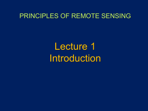 lecture-1 Introduction - Centre of Studies In Resources