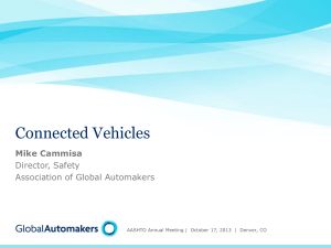 Connected Vehicles Presentation - American Association of State