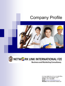Company Profile - Network Link - Home