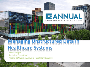 Managing Unstructured Data In HealthCare Systems - X