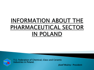 situation of the pharmaceutical sector in poland