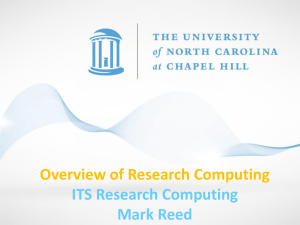 Overview of Research Computing