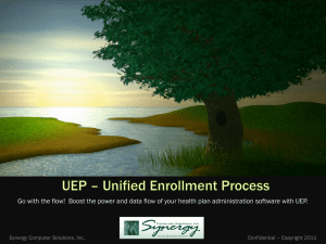 Click here to view UEP Powerpoint Presentation