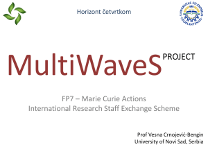 FP7 MultiWaveS International Research Staff Exchange