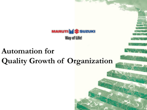 Automation for Quality Growth of Organization