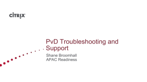 PvD_Troubleshooting and Support_Final