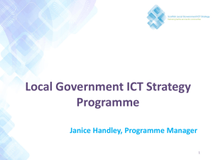 Scottish Local Government ICT strategy