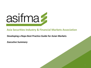 Asia Securities Industry & Financial Markets Association Developing