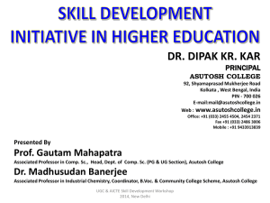 skill development initiative in higher education