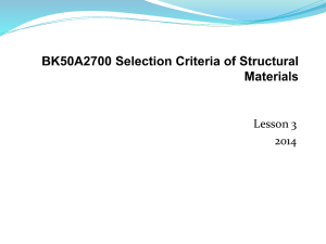 Systematic material selection process