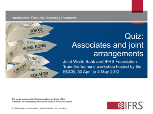 Quiz: Associates and joint arrangements
