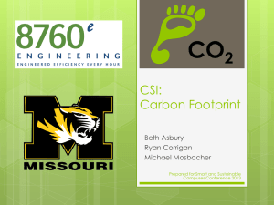 CSI - Carbon Footprint