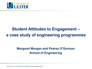 Student attitudes to engagement - a case study of engineering