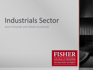 Industrials - Fisher College of Business